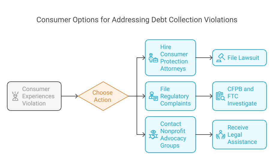 Consumer Options for Addressing Debt Collection Violations