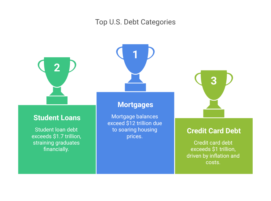 Top U.S. Debt Categories