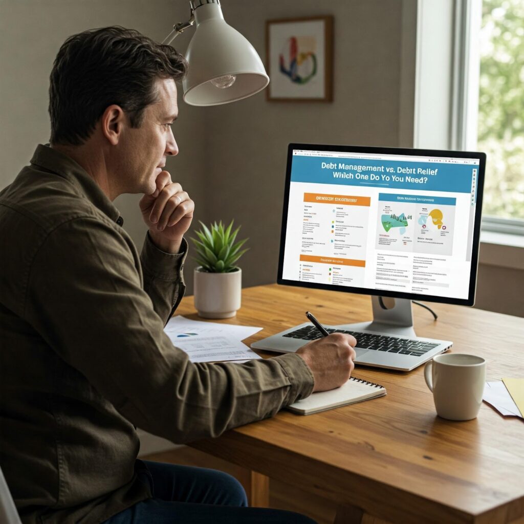 Debt Management vs Debt Relief