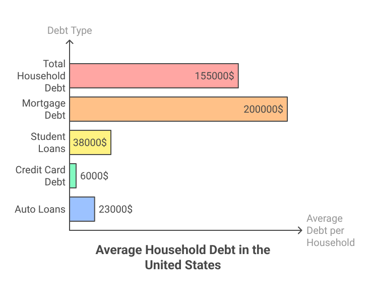 Average Household Debt in the United States