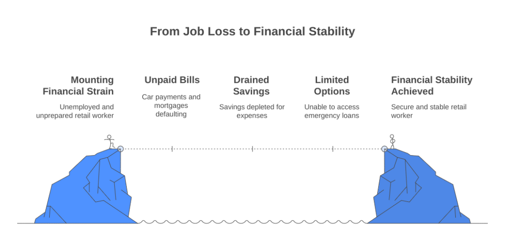 From Job Loss to Financial Stability