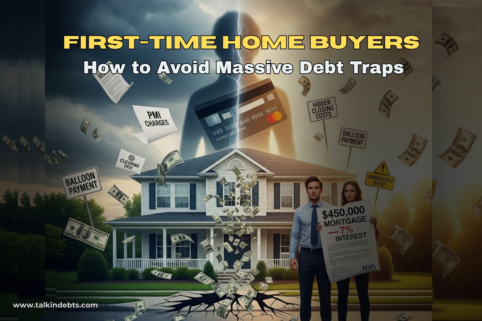 Banner image- First-Time Home Buyers- How to Avoid Massive Debt Traps