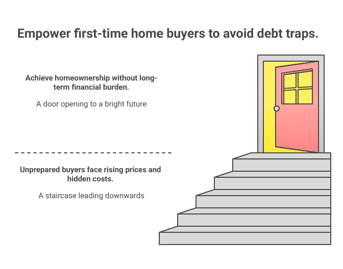 Empower first-time home buyers to avoid debt traps