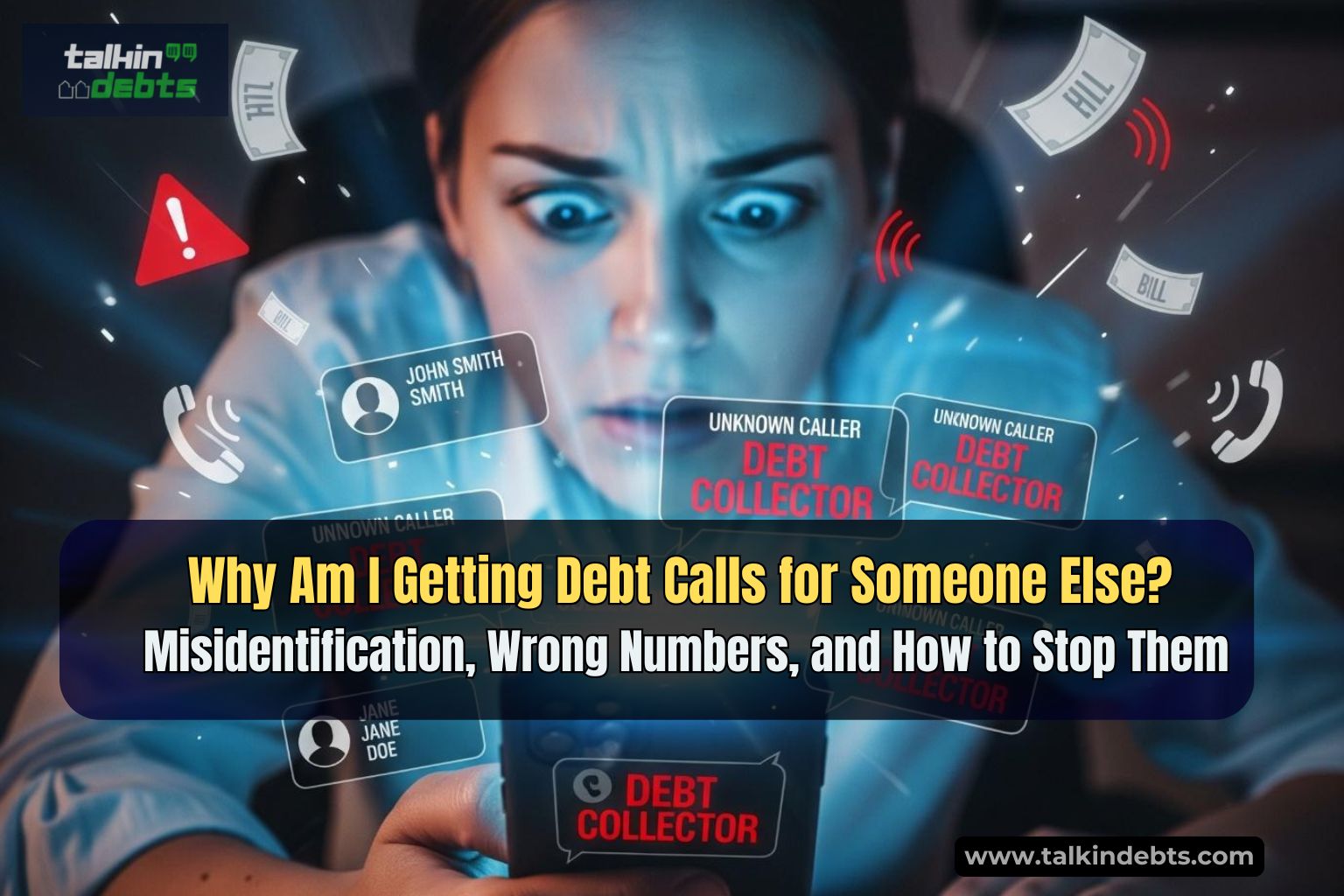 Debt Calls for Someone Else- Know Why & How to Stop