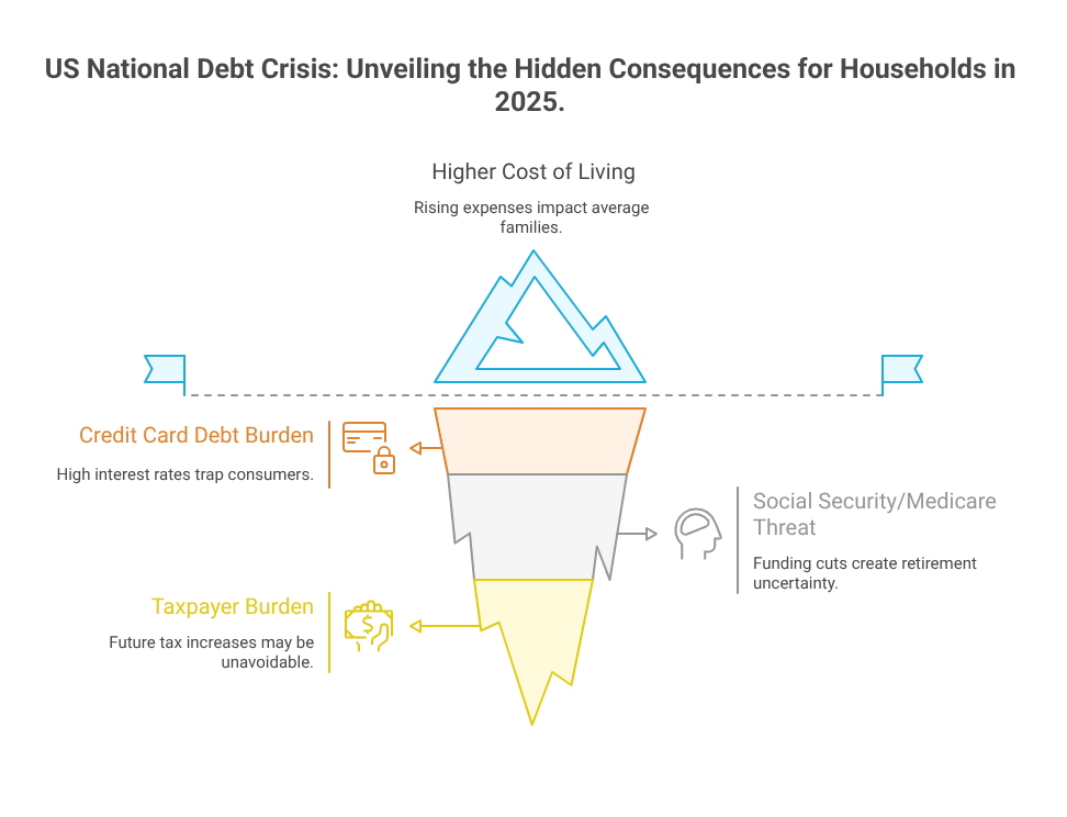 US National Debt Crisis- Hidden Consequences for Households in 2025