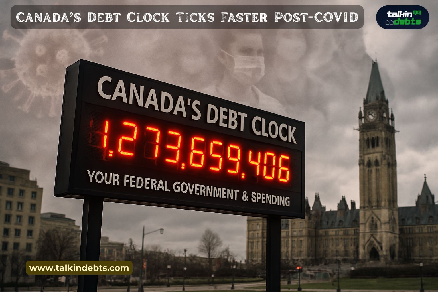 Canada’s Debt Clock Ticks Faster Post-COVID