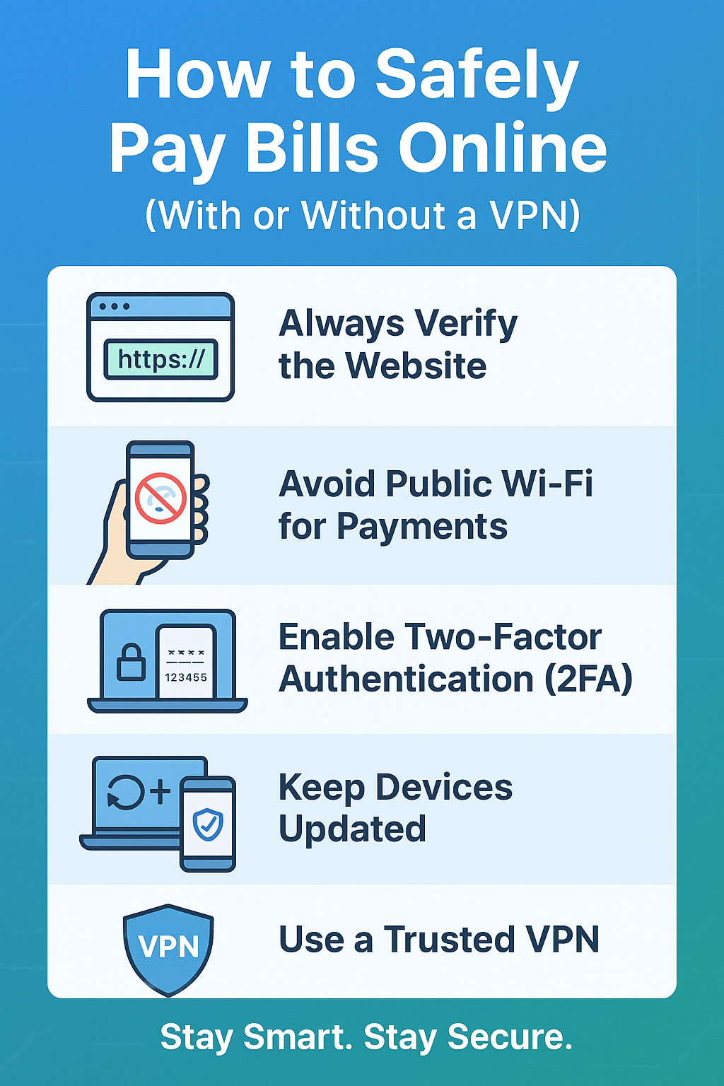 How to Safely Pay Bills Online