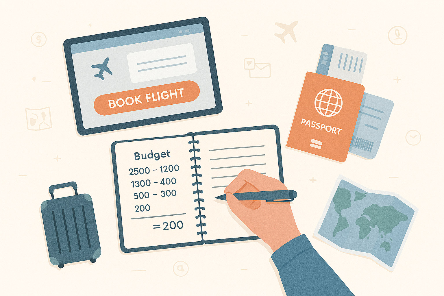 debt-free travel tips