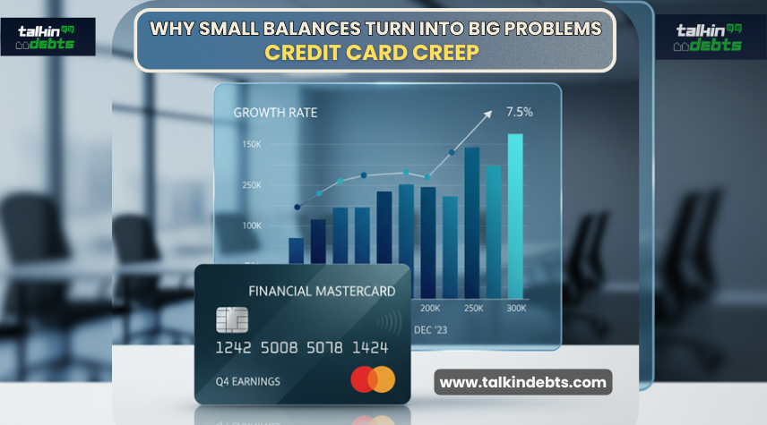 Banner Image - Credit Card Creep Why Small Balances Turn into Big Problems