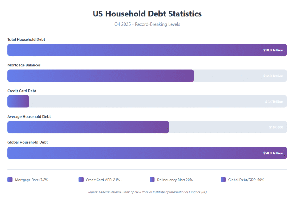US Household Debt Statistics