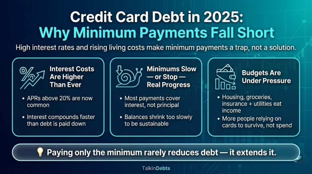 Credit Card Debt in 2025- Why Minimum Payments Fall Short