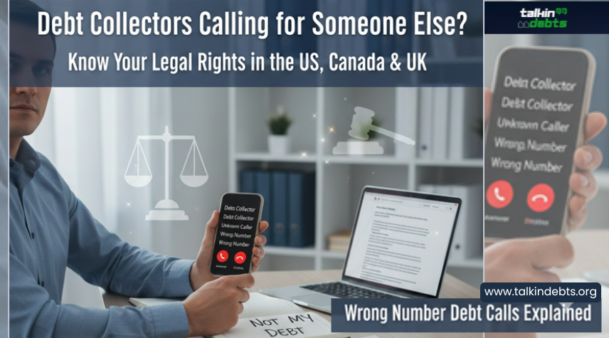 Banner Image - Debt collectors calling for someone else