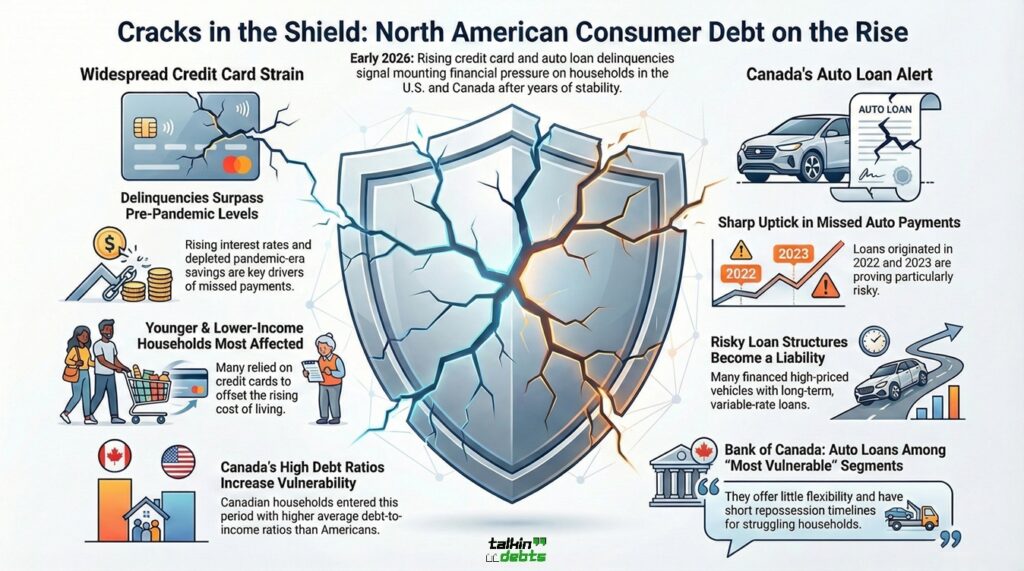 North American Consumer Debt on the Rise