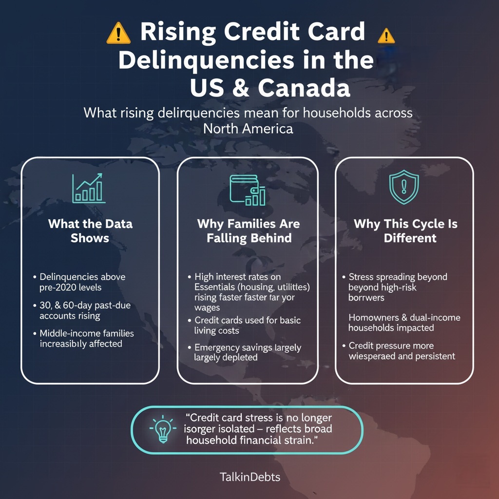 Rising Credit Card Delinquencies in the US & Canada