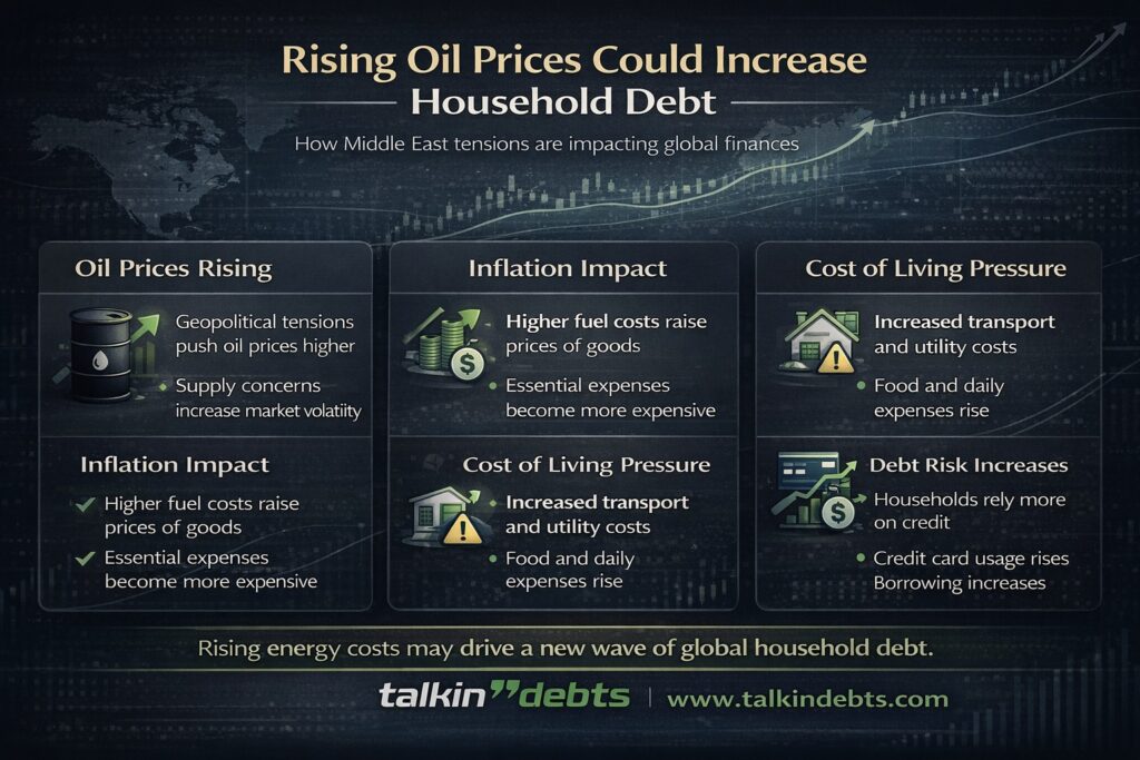 Rising oil prices and household debt