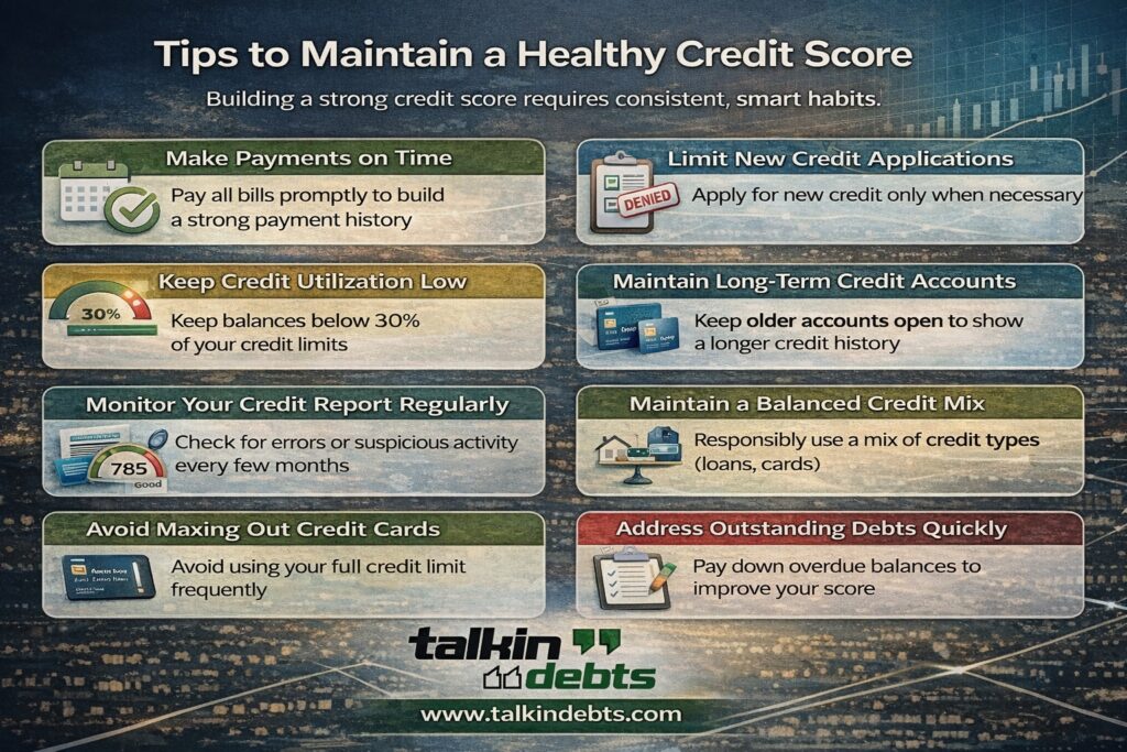 Tips to Maintain a Healthy Credit Score