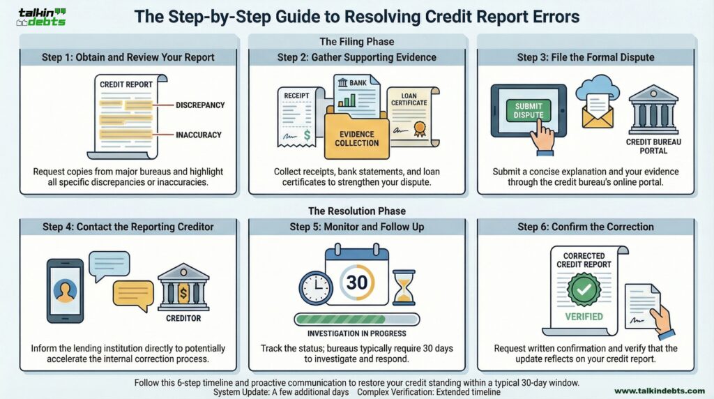 Credit Report Error Resolution Guide