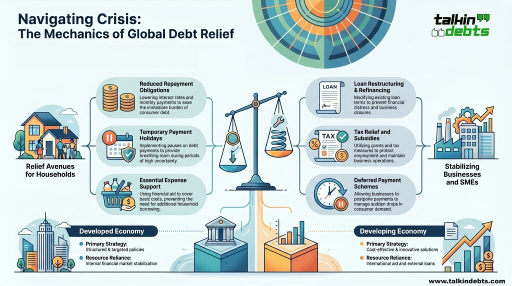 Mechanics of Global Debt Relief
