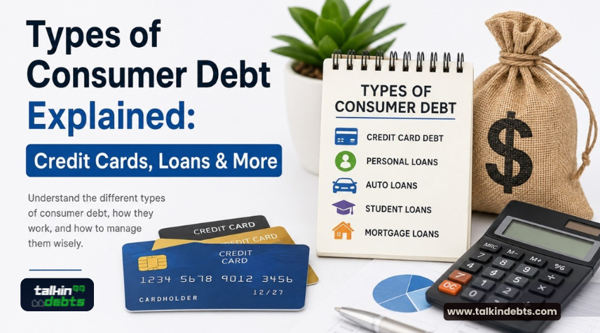 Banner Image -Types of Consumer Debt Explained
