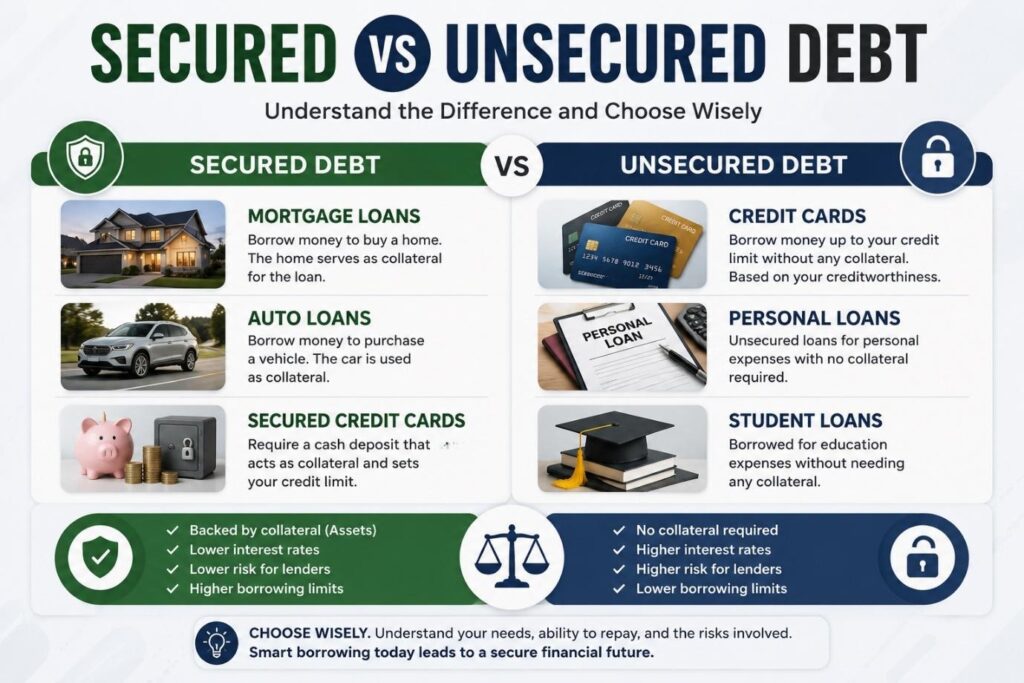 Secured vs Unsecured Debt