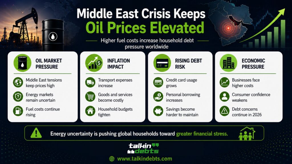 Middle East Crisis Keeps Oil Prices Elevated