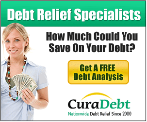 CuraDebt Debt Relief banner