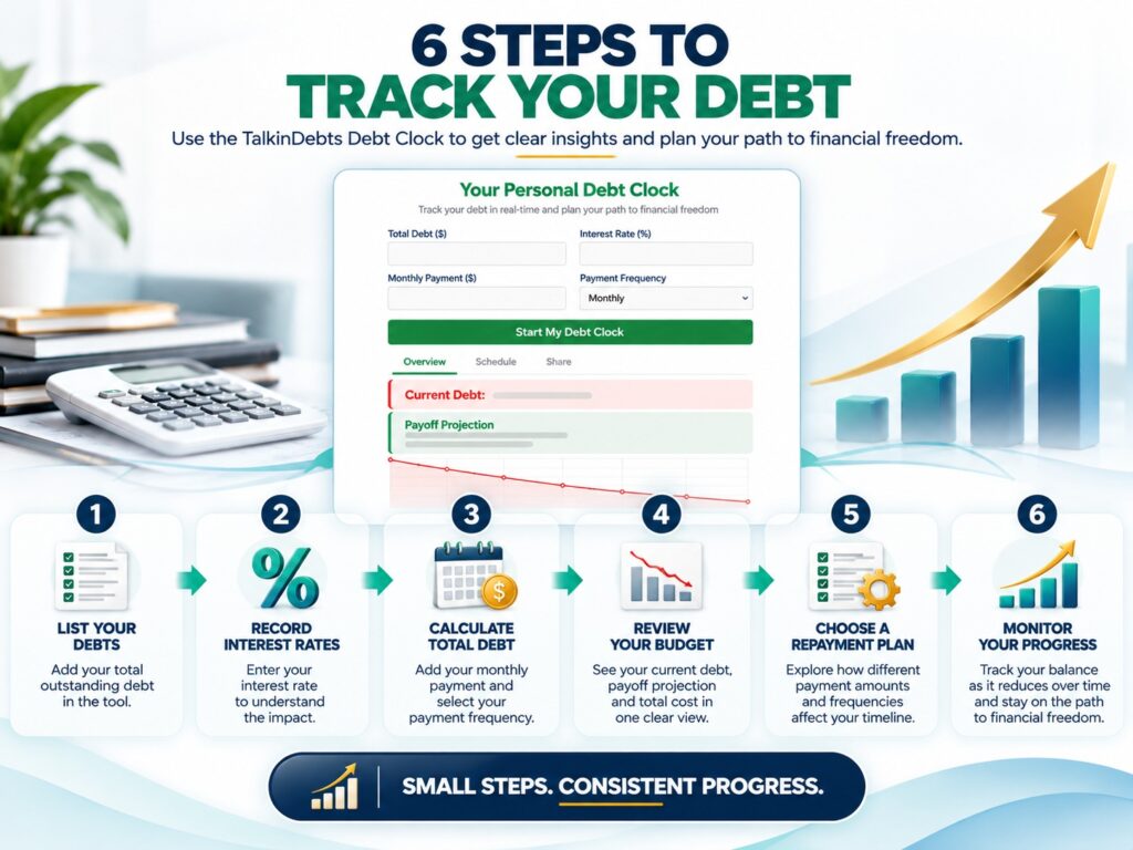 6 Steps to Track Your Debt