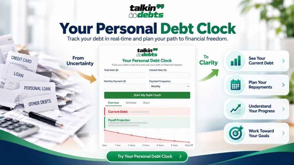 Your Personal Debt Clock Tool